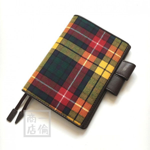 【used】ほぼ日手帳2013 Buchanan（ブキャナン） オリジナル 文庫本／A6サイズ 手帳カバー ロキャロン タータンチェック ブックカバー