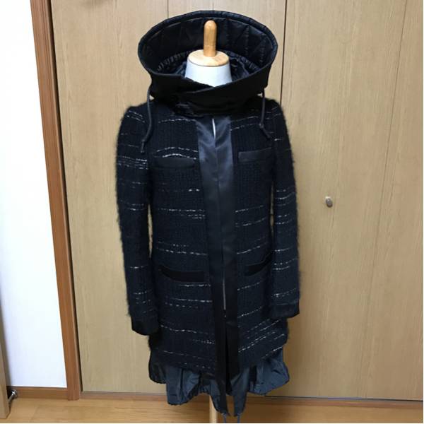 Sacai ツイード コート