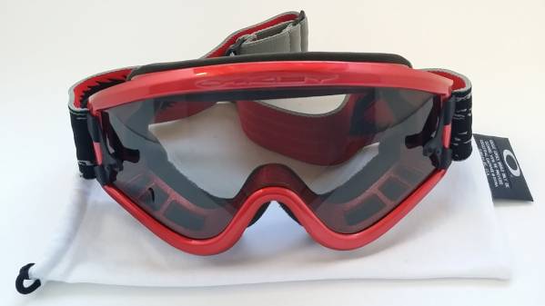 OAKLEY/オークリー スキー/スノーボード ゴーグル 赤 専用袋有り