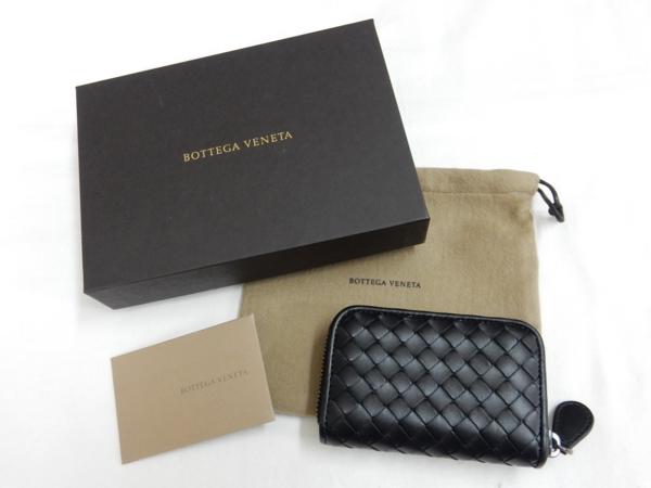 【極美品】ボッテガヴェネタ イントレチャート コインケース 黒