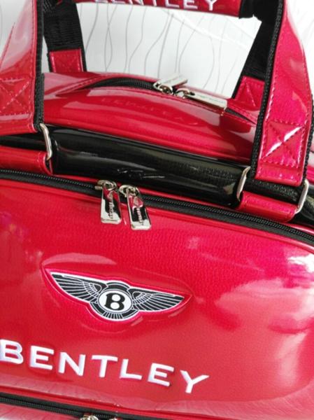 ミ*ン様 【希少美品】BENTLEY ベントレー ゴルフボストンバッグ ゴルフホ BENTLEY△ベントレー ゴルフ△ボストンバッグ レッド ベントレー ミ*ン