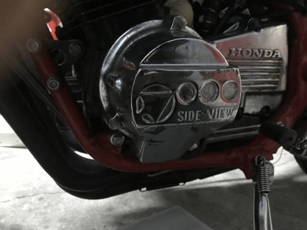 CBX400F CBR400F ジェネレーターカバー SIDE VIEW サイドビュー