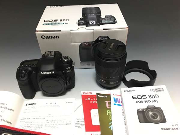 CANON EOS 80D EF-S 18-135mm F3.5-5.6 IS USM 11月購入 美品