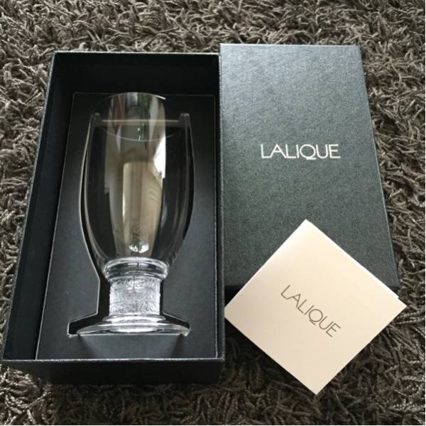【未使用】LALIQUE ラリック クリスタルガラス ルーブル グラス