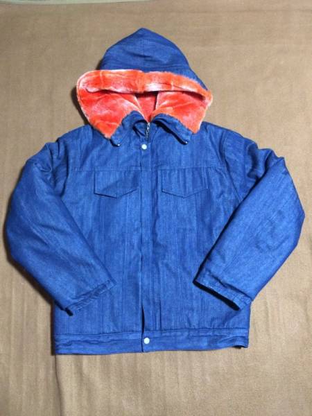 ■EVISU エヴィスジーンズ 高級 ボア付き ジーンズジャケット