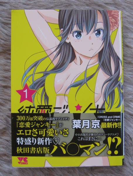 ☆美品！☆初版発行！☆帯付き！☆純愛ジャンキー1 ☆葉月京著(青年