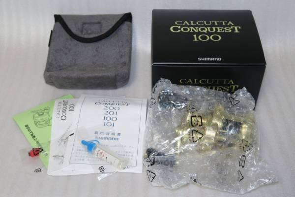☆極美品 シマノ 14カルカッタ コンクエスト 100 右ハンドル