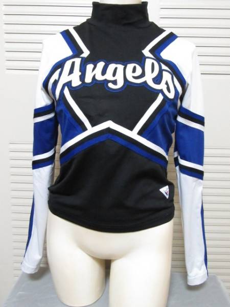 ハイネック長袖レオタード L チアリーダーユニフォームトップX29