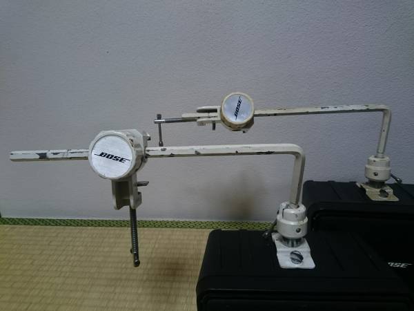 【1円～】スピーカーパンスタンド BOSE ボーズ ペア【白】GMA-3_1