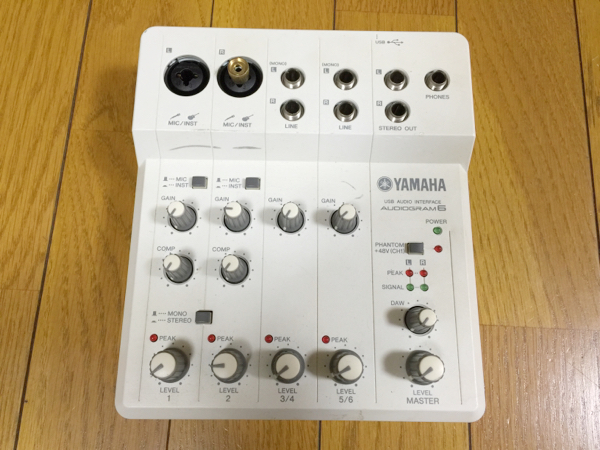 YAMAHA AUDIOGRAM6 USBオーディオインターフェース 動作未確認