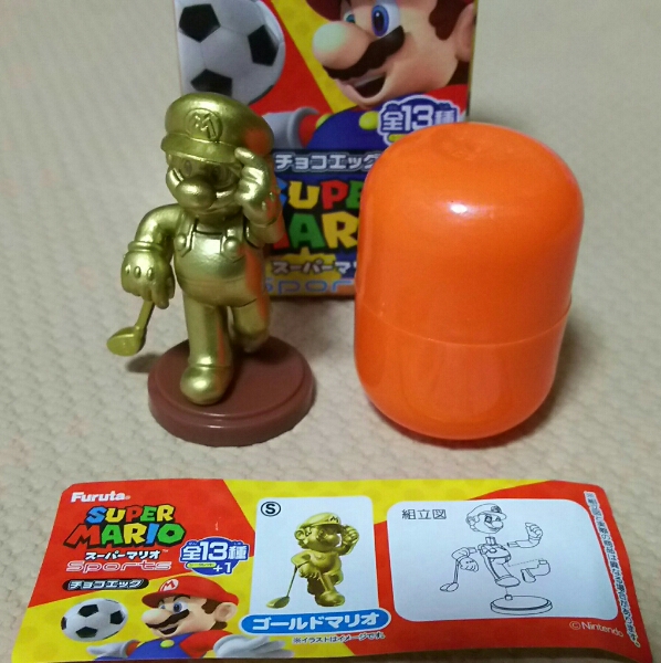 【即決】チョコエッグ ゴールドスーパーマリオ シークレット_1