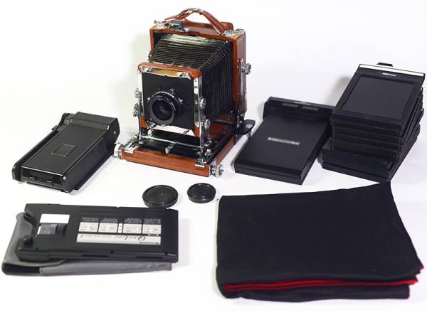 4×5 大判カメラ タチハラ フィルスタンド45+レンズ+ホルダー他