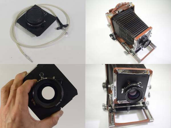 4×5 大判カメラ タチハラ フィルスタンド45+レンズ+ホルダー他