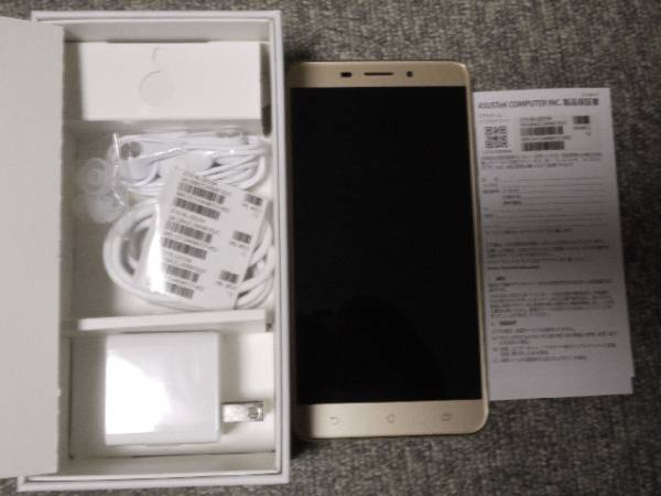 SIMフリー zenfone 3 laserゴールド 4GBのRAM 32GB　最新モデル_1