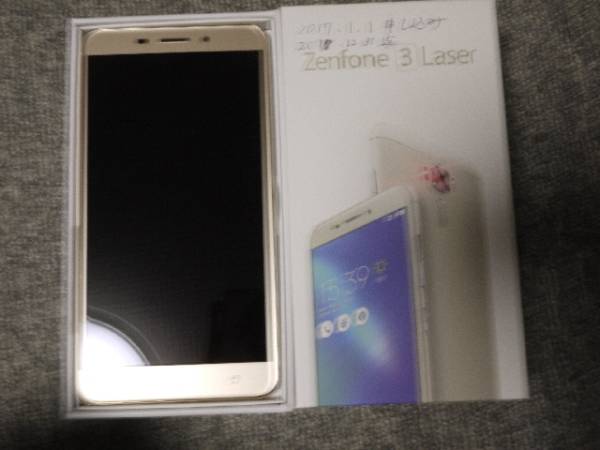 SIMフリー zenfone 3 laserゴールド 4GBのRAM 32GB　最新モデル_3