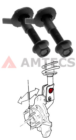 キャンバー調整ボルト ハスラー MR31S/MR41S 2WD/4WD 81250