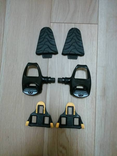 新品並み美品 SPD-SL LA クリート カバー セット シマノ