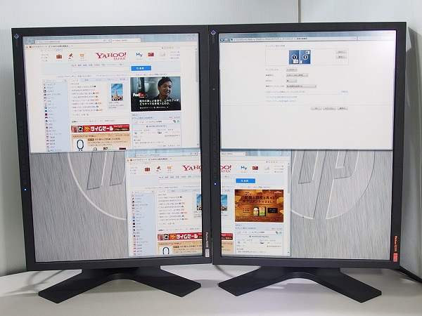 EIZO S2100BK 2台セット CAD等 プロ編集用#DM31