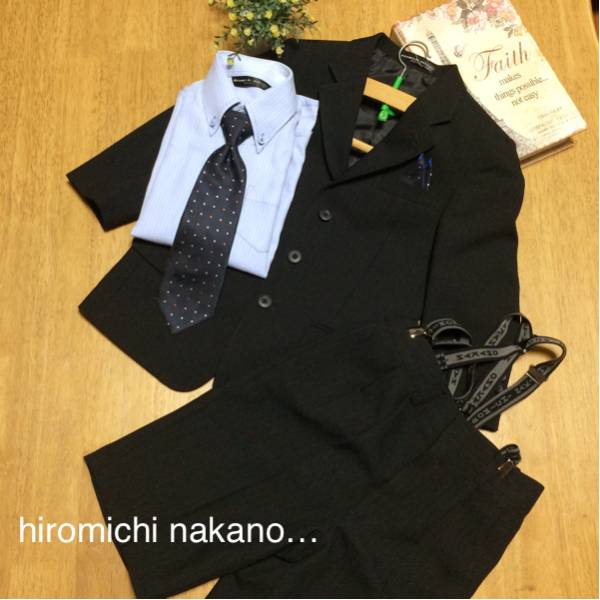 美品♪ 120㎝ 男の子フォーマル6点set hiromichi 卒園 入学