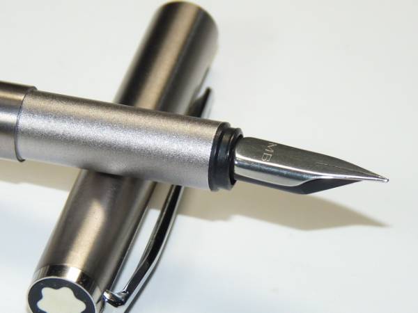 モンブラン 万年筆 ノブレス MONTBLANC シルバー ステンレス 早い者
