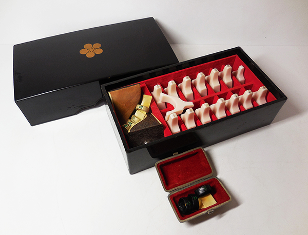 生田流　琴柱　セット 和楽器 箱付