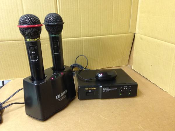 BMB 赤外線ワイヤレスマイク WT4000セット、動作確認済 2026年最新