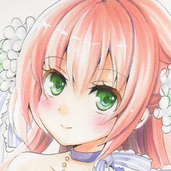 同人手描きイラスト ウエディングドレス 女の子 オリジナル 手描きイラスト 売買されたオークション情報 Yahooの商品情報をアーカイブ公開 オークファン Aucfan Com