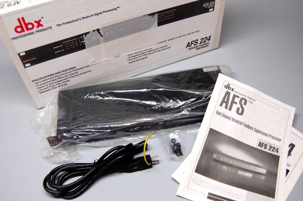 dbx AFS224 ハウリングサプレッサー 新品未使用 【公式通販】