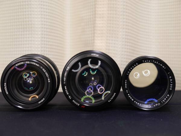 ☆MINOLTA初期玉 35-105 + 75-300 + PENTAX M42 300mm F6.3☆