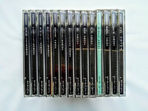 中島みゆき キャニオン盤コンプリート 1st～14st CD セット