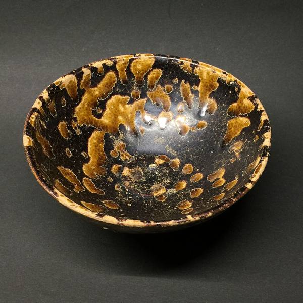宋代吉州窯玳玻天目茶碗 玳瑁釉碗 宋代吉州窯玳玻天目茶碗 玳瑁釉碗