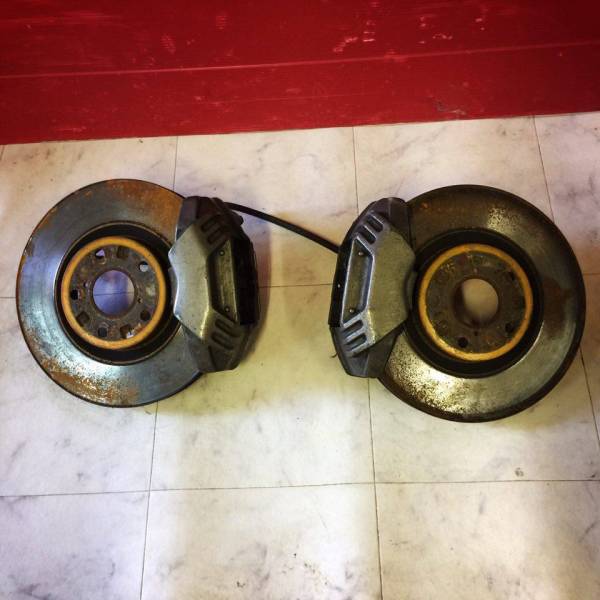 JZA80 スープラ純正　フロント　キャリパー　ローター　左右