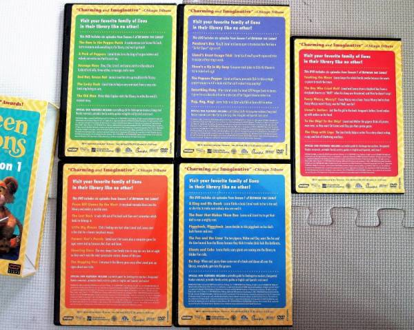 英語子育て☆Between the Lions☆ライオンたちとイングリッシュ DVD5枚　美品