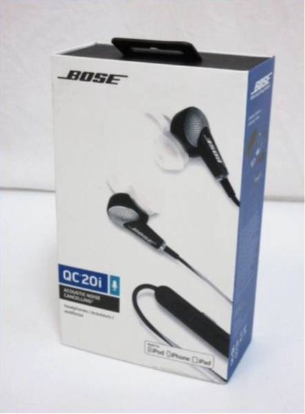 新品未使用BOSE QuietComfort 20iノイズキャンセリングイヤホン 新品未使用BOSE QuietComfort 20iノイズキャンセリングイヤホン