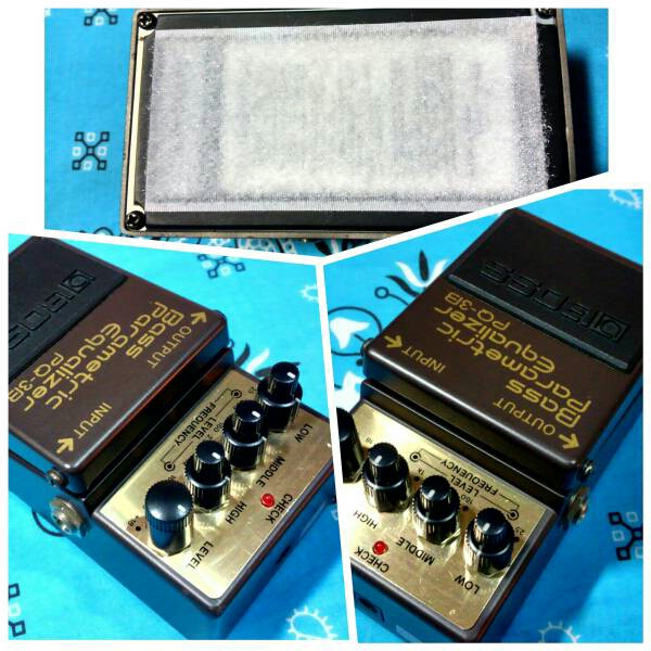 PQ-3B Bass Parametric Boss Equalizer - ⁄ Pedal To Audiofanzine