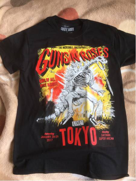 GUNS N'ROSES ガンズアンドローゼス 埼玉限定Tシャツ Sサイズ 新品 N