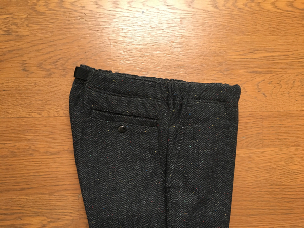 美品 RAGEBLUE ツイードテーパードパンツ