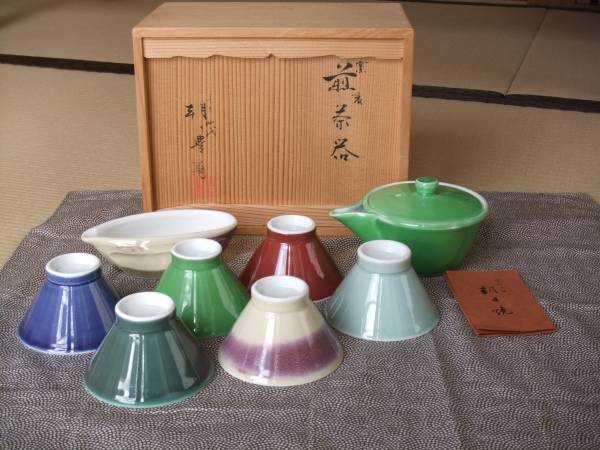 朝日豊斎 朝日焼 窯変 煎茶器揃 共箱 十四代 松林豊斎 煎茶道具 朝日焼 窯変 煎茶器 七十四代朝日豊斎 ページ閲覧 【公式通販】