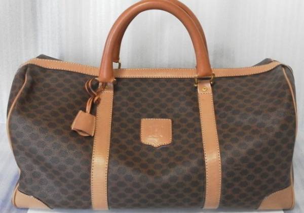 ☆美品☆セリーヌ☆CELINE☆マカダム柄ボストンバッグ☆カデナ南京錠
