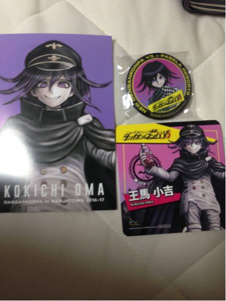 ロンパV3／王馬小吉／最原終一／アクスタ ニューダンガンロンパ T