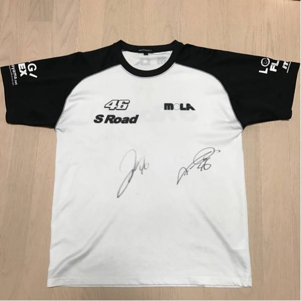スーパーGT S Road MOLA 日産 ニスモ 本山 哲 柳田 星野 高星 サイン入りTシャツ Lサイズ