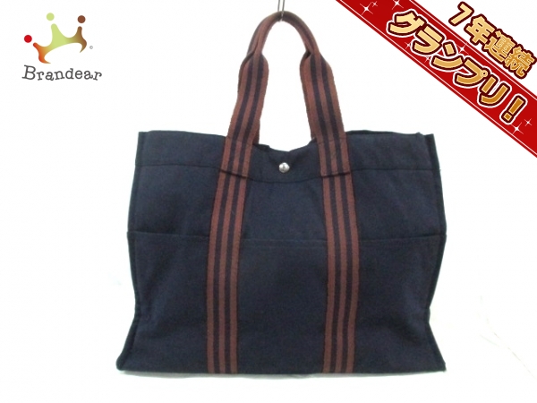 エルメス キャンバス HERMES フールトゥGM トートバッグ 8B013