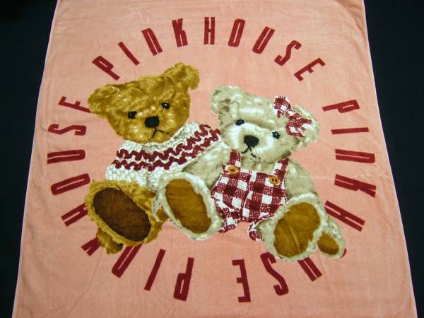 レア【新品】PINK HOUSE ピンクハウス 大判 バスタオル タオルケット ピンクハウス PINK バスタオル HOUSE ボディタオル タオルケット