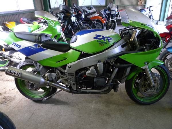 1円】W248 ZXR750 書類アリ デビル管BEETバックステップなど【現状売