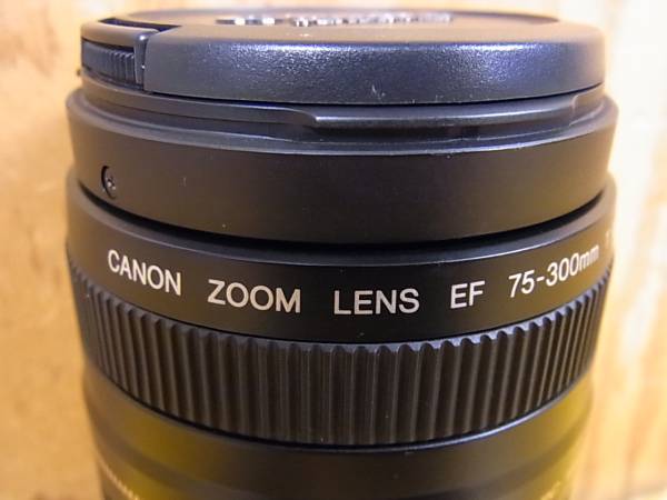 ○レンズ キャノン CANON ZOOM EF 75-300mm 1:4-5.6II ☆ジャンク