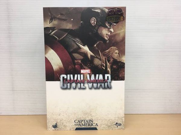 A101 ホットトイズ MARVEL シビルウォー キャプテンアメリカ ムービーマスターピース 1/6 フィギュア