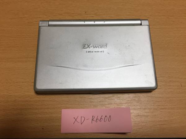 CASIO カシオ 電子辞書 EX-word XD-R6600 23辞書 50音順キー配列 中古