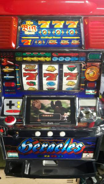 ヘラクレス　実機 工場直営店 ヘラクレス（アルゼ）4号機 パチスロ実機 レア レトロ