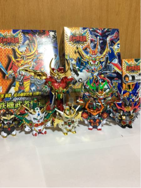 BB戦士 武神輝羅鋼編 14体セット 組み立て済み