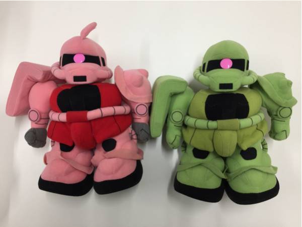 ガンダム　ザク　ぬいぐるみセット 当時物 ☆機動戦士ガンダム スーパーDXぬいぐるみ シャア専用ザク 量産型ザク